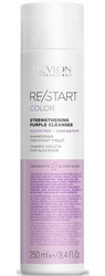 Revlon Restart Color Purple Cleanser, Wzmacniający Szampon do Włosów Blond, Niweluje Żółte Tony, 250ml