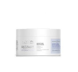 Revlon Restart Hydration Moisture Rich Mask, Bogata Maska Silnie Nawilżająca do Suchych Włosów, 250ml