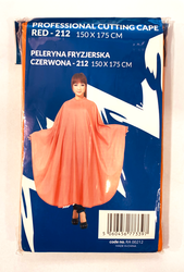 Ronney Professional Cutting Cape Pink Peleryna Fryzjerska Pomarańczowa 212 150 X 175cm