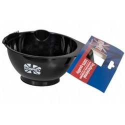 Ronney Professional Hairdressing Accessories Tinting Bowl With Rubber Miseczka do Farby z Gumą Czarna 300ml Ra 00166