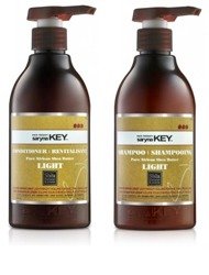 Saryna Key Pure African Shea Natural Keratin Repair Butter Light Shampoo Conditioner Lekki Szampon i Odżywka Regenerująca do Włosów 2x 500ml