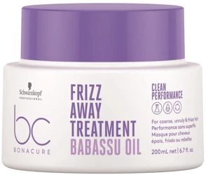 Schwarzkopf Bc Frizz Away Treatment, Wygłądzająca Maska do Włosów Puszących Się, 200ml