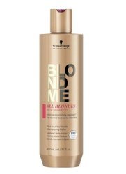 Schwarzkopf BlondMe Bond Rich Shampoo All Blondes - Bogaty Szampon Nawilżający i Wzmacniający Wiązania, 300ml