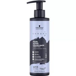 Schwarzkopf Chroma Id Ice Bonding Mask 9,5-1 - Maska Regenerująca i Koloryzująca Włosy, Lodowa, Silver Pearl, 300ml