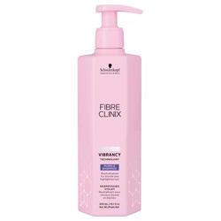 Schwarzkopf Fibre Clinix Vibrancy Purple Shampoo, Szampon Odbudowujący i Neutralizujący Niechciane Tony, 300ml