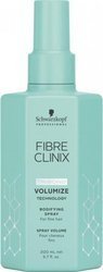 Schwarzkopf Fibre Clinix Volumize Bodyfying Spray - Spray Zwiększający Objętość, 200ml