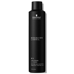 Schwarzkopf Session Label Strong Dry Firm Hold Spray Suchy Mocny Lakier do Włosów 500ml