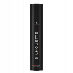 Schwarzkopf Silhouette Super Hold Hairspray, Lakier Bardzo Mocno Utrwalający 750ml, Czarny