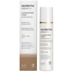 Sesderma Azelac RU Luminous Fluid Cream, Emulsja Rozświetlająca z SPF, 50ml