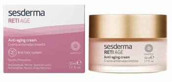 Sesderma RETI-AGE  Anti-Aging Cream, Krem Przeciwstarzeniowy z Retinolem i Kwasem Hialuronowym, 50ml