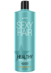 Sexy Hair Healthy Bright Blonde Shampoo Fioletowy Szampo Niwelujący Żółte Refleksy 1000ml