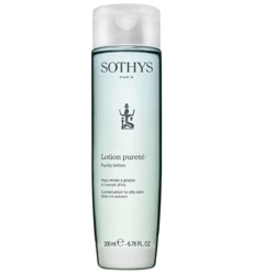 Sothys Purity Lotion With Iris Extract, Dwufazowy Lotion Nawilżający z Irysem do Oczyszczania Skóry Twarzy, 200ml