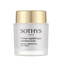 Sothys Rich Nutrition Cream, Bogaty Regenerujący Krem do Twarzy, Ujędrnia i Odżywia Skórę, 50ml