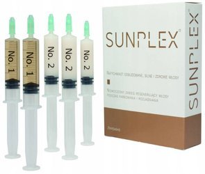 Sunplex Kuracja Regenerująca Odbudowa Włosów Podczas Zabiegów Fryzjerskich Zestaw 5x5ml