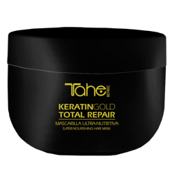 Tahe Keratin Gold Mask Total Repair Maska Regenerująca z Keratyną Olejem Arganowym i Ceramidami 300ml