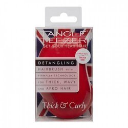 Tangle Teezer Thick & Curly - szczotka ułatwiająca rozczesywanie do włosów grubych i kręconych, Salsa Red