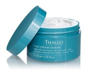 Thalgo Cold Cream Marine 24h Deeply Nourishing Body Cream - Ultra-Odżywczy Krem do Ciała, Intensywnie Nawilża, 200ml