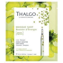 Thalgo Energy Booster Shot Mask Maska w Płacie do Twarzy, Energetyzująco Wygładzająca, 20ml