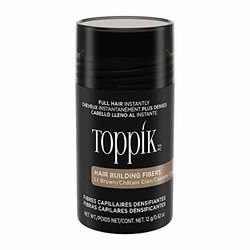 Toppik Hair Building Fibers Light Brown Mikrowłókna Puder Zagęszczający Włosy Jasny Brąz 12g