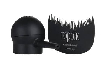 Toppik Spray Applicator, Pompka do Aplikacji Mikrowłókien Czarna + Podkładka