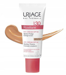 Uriage Roseliane CcC Med Crème Spf30, Krem CC Nawilżająco-ochronny, Skóra Naczynkowa, Filtr UV, 40ml