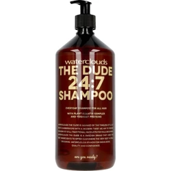 Waterclouds The Dude 24:7 Shampoo, Odżywczy Szampon do Włosów i Brody, 1000ml