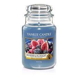 Yankee Candle Large Jar Mulberry & Fig Delight Morwa i Figa Świeca Zapachowa 623g