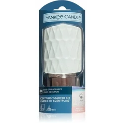 Yankee Candle New Scent Eu Plug Organic Pattern Starter Kit Pink Sands, Zapach Elektryczny z Bazą.