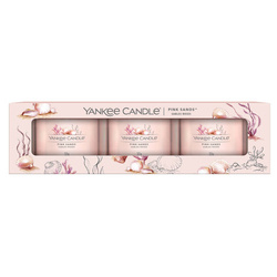 Yankee Candle Signature 3 Pack Pink Sands Zestaw Mini Świec 3x37g