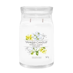 Yankee Candle Signature Large Jar Floral Midnight Jasmine, Duża Świeca Sojowa z Dwoma Knotami, 567g