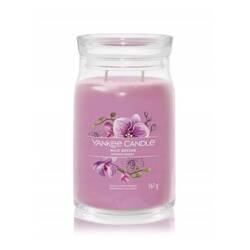 Yankee Candle Signature Large Jar Floral Wild Orchid, Duża Świeca Sojowa z Dwoma Knotami, 567g