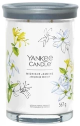 Yankee Candle Signature Large Tumbler Floral Midnight Jasmine, Duża Świeca Sojowa z Dwoma Knotami, 567g