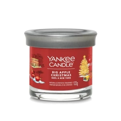 Yankee Candle Signature Tumbler Big Apple Christmas, Mała Świeca Sojowa, 122g