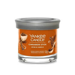 Yankee Candle Signature Tumbler Cinnamon Stick, Mała Świeca Sojowa, 122g