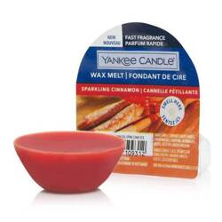 Yankee Candle Wax Melt Sparkling Cinnamon, Wosk Zapachowy, 22g