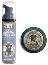 Zestaw Reuzel Beard Try me Kit  Zestaw do pielegnacji Brody Pianka 70ml, Balsam 35g