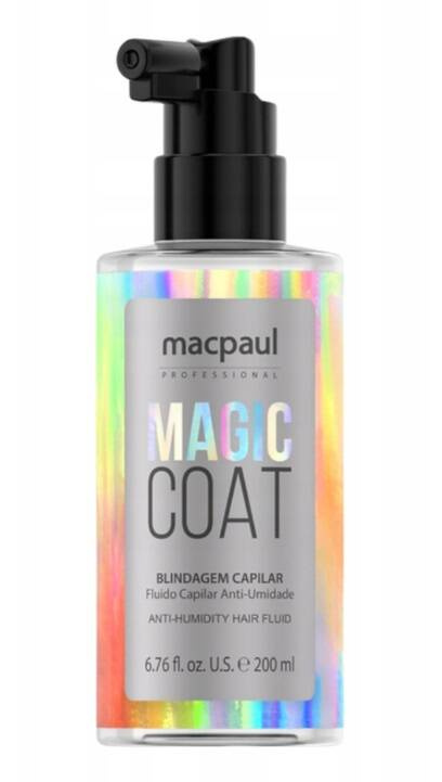 MACPAUL Magic Coat Anti Frizz Spray Termoaktywny, Wygładzający, Efekt Tafli na Włosach, 200ml